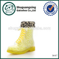 wholesale trendy women rain boots ladies fashion rain boots/B-817